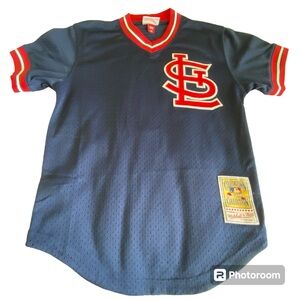 Ozzie Smith St Louis Cardinals Mitchell & Ness Cooperstown mesh batting …